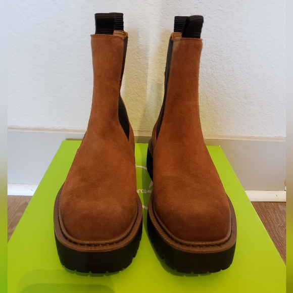 Sam Edelman Laguna bootie in brown leather womens shoes size 5.5 - Picture 3 of 16